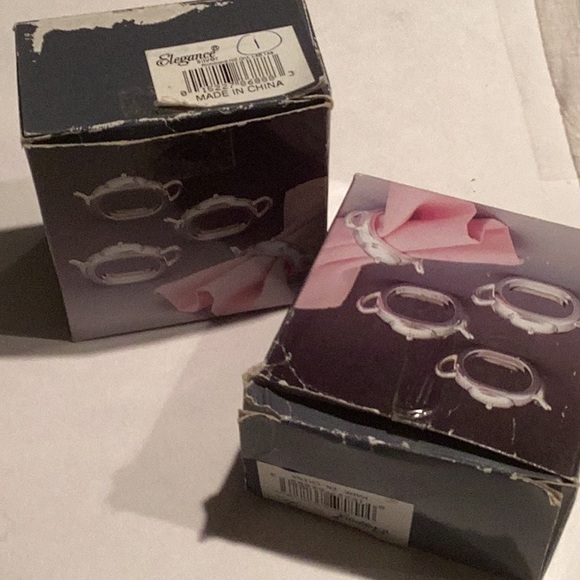 8 Silver Plate Teapot Napkin Rings - Picture 2 of 4